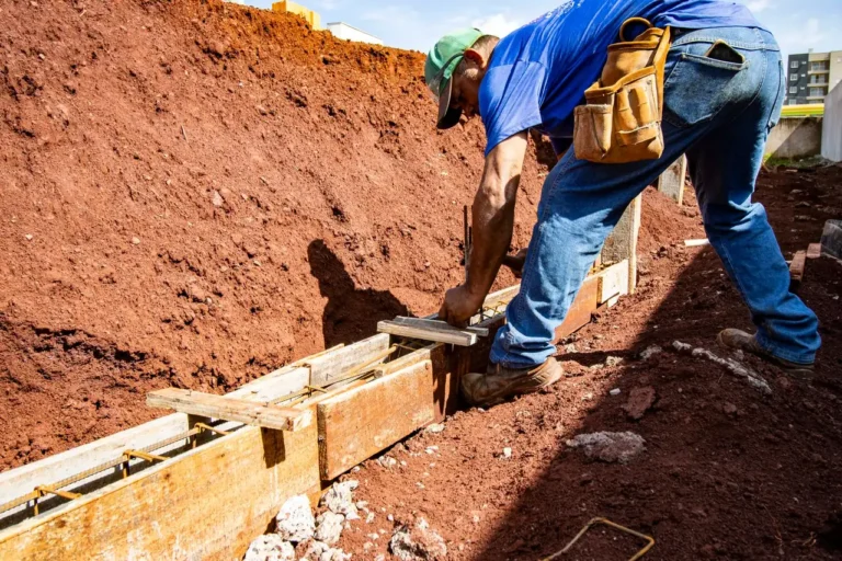 Footing excavation before pier installation at a Peoria, AZ home